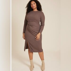 Maurice’s Brown Twist Front Dress